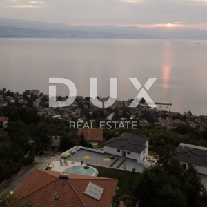 OPATIJA, LOVRAN - villa 387m2 s panoramskim pogledom na more i bazenom + okoliš 1200m2