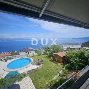 OPATIJA, LOVRAN - villa 387m2 s panoramskim pogledom na more i bazenom + okoliš 1200m2