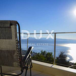 OPATIJA, LOVRAN - villa 387m2 s panoramskim pogledom na more i bazenom + okoliš 1200m2