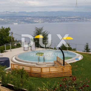 OPATIJA, LOVRAN - villa 387m2 s panoramskim pogledom na more i bazenom + okoliš 1200m2