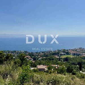 OPATIJA, LOVRAN - zemljište iz snova s panoramskim pogledom na more koji ostavlja bez teksta
