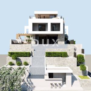 OPATIJA - luksuzna moderna villa 300m2 s bazenom i pogledom na more + uređena okućnica 650m2