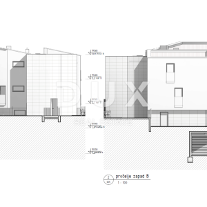 OPATIJA, MATULJI, CENTAR- građevinsko zemljište 1000m2 S GRAĐEVINSKOM DOZVOLOM i pogledom na more 