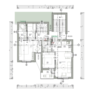 OPATIJA, MATULJI, CENTAR- građevinsko zemljište 1000m2 S GRAĐEVINSKOM DOZVOLOM i pogledom na more 