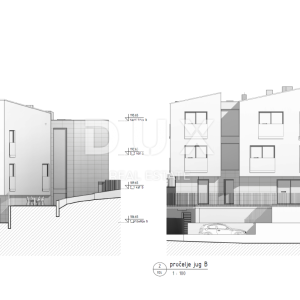 OPATIJA, MATULJI, CENTAR- građevinsko zemljište 1000m2 S GRAĐEVINSKOM DOZVOLOM i pogledom na more 
