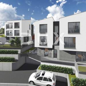 OPATIJA, MATULJI, CENTAR- građevinsko zemljište 1000m2 S GRAĐEVINSKOM DOZVOLOM i pogledom na more 