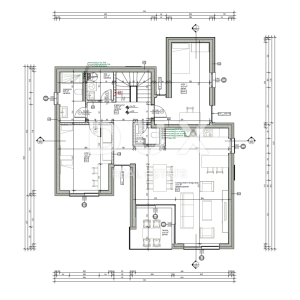 OPATIJA, MATULJI, CENTAR- građevinsko zemljište 1000m2 S GRAĐEVINSKOM DOZVOLOM i pogledom na more 