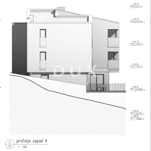 OPATIJA, MATULJI, CENTAR- građevinsko zemljište 1000m2 S GRAĐEVINSKOM DOZVOLOM i pogledom na more 