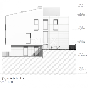 OPATIJA, MATULJI, CENTAR- građevinsko zemljište 1000m2 S GRAĐEVINSKOM DOZVOLOM i pogledom na more 