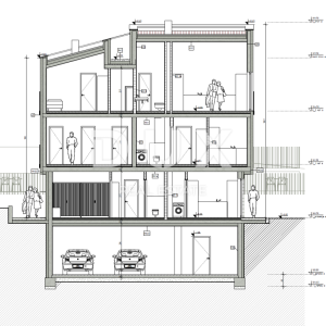 OPATIJA, MATULJI, CENTAR- građevinsko zemljište 1000m2 S GRAĐEVINSKOM DOZVOLOM i pogledom na more 