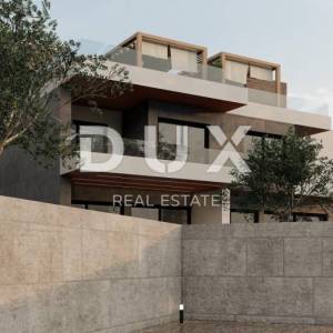 OPATIJA, MATULJI- građevinsko zemljište 830m2 S  GRAĐEVNOM DOZVOL0M!!! i s pogledom na more za stambenu zgradu- stanove