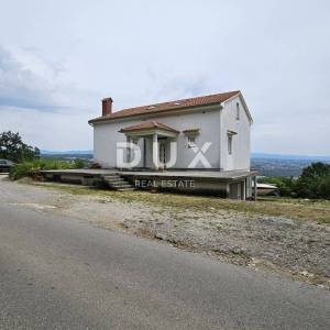 OPATIJA, MATULJI, MIHOTIĆI- građevinsko zemljište 2000m2 s pogledomna more + samostojeća kuća 260m2 