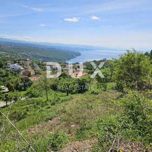 OPATIJA, MATULJI, MIHOTIĆI- građevinsko zemljište 2000m2 s pogledomna more + samostojeća kuća 260m2 