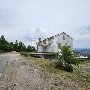 OPATIJA, MATULJI, MIHOTIĆI- građevinsko zemljište 2000m2 s pogledomna more + samostojeća kuća 260m2 