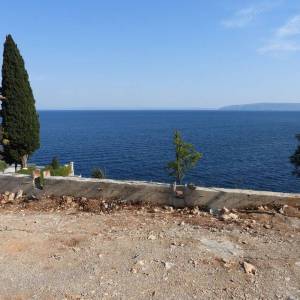 OPATIJA, MEDVEJA- građevinsko zemljište 1773m2, 1. RED DO MORA!! I S GRAĐ. DOZVOLOM za hotel/ boutique hotel/ motel/ apartmane/...
