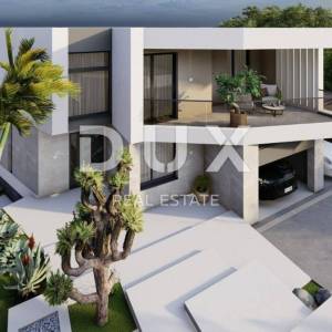 OPATIJA, MEDVEJA- zemljište 1414m2 S GRAĐEVNOM DOZVOLOM!!! i pogledom na more za obiteljsku kuću / villu / apartmane / kuću za ...