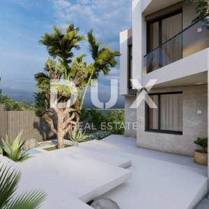 OPATIJA, MEDVEJA- zemljište 1414m2 S GRAĐEVNOM DOZVOLOM!!! i pogledom na more za obiteljsku kuću / villu / apartmane / kuću za ...