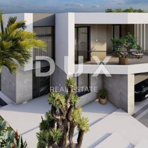 OPATIJA, MEDVEJA- zemljište 1414m2 S GRAĐEVNOM DOZVOLOM!!! i pogledom na more za obiteljsku kuću / villu / apartmane / kuću za ...