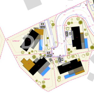 OPATIJA, MIHOTIĆI - građevinsko zemljište s idejnim planom za 7 ekskluzivnih villa s bazenom!!! PRILIKA!!!