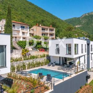 OPATIJA, MOŠĆENIČKA DRAGA – dvije nove vile s bazenom, 410m2 + 225m2 s vrtom, namještajem i wellnessom
