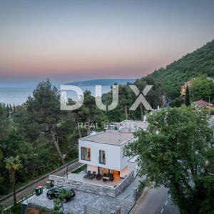 OPATIJA, MOŠĆENIČKA DRAGA – dvije nove vile s bazenom, 410m2 + 225m2 s vrtom, namještajem i wellnessom