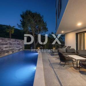 OPATIJA, MOŠĆENIČKA DRAGA – dvije nove vile s bazenom, 410m2 + 225m2 s vrtom, namještajem i wellnessom