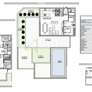 Opatija, novogradnja, 212.71m2, dvoetažni 4s+db, balkon, okućnica