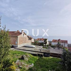 OPATIJA, OPRIĆ - Samostojeća kuća s pogledom na more! 1100m2 zemljište, PRILIKA!