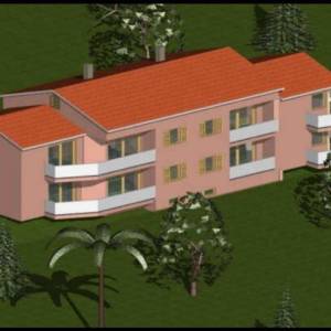 OPATIJA, OPRIĆ- zemljište 620m2 S GRAĐEVNOM DOZVOLOM!!!! i pogledom na more 