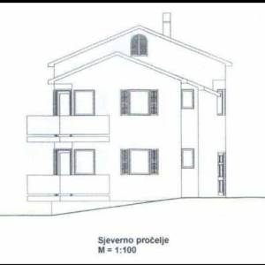 OPATIJA, OPRIĆ- zemljište 620m2 S GRAĐEVNOM DOZVOLOM!!!! i pogledom na more 