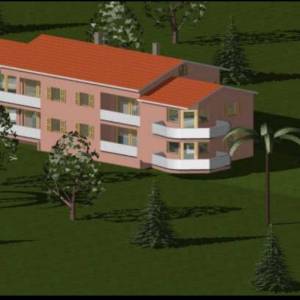 OPATIJA, OPRIĆ- zemljište 620m2 S GRAĐEVNOM DOZVOLOM!!!! i pogledom na more 