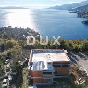 OPATIJA, PAVLOVAC- građevinsko zemljište 1420 m2 s panoramskim pogledom na more za stambenu zgradu-stanove-apartmane/ obiteljsk...