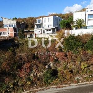 OPATIJA, PAVLOVAC- građevinsko zemljište 1420 m2 s panoramskim pogledom na more za stambenu zgradu-stanove-apartmane/ obiteljsk...