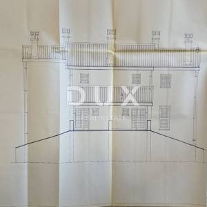 OPATIJA, PAVLOVAC, VOLOSKO - kuća/ zgrada 600m2 s 4 stana i s panoramskim pogledom na more + okoliš 1000m2