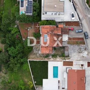 OPATIJA, PAVLOVAC, VOLOSKO - kuća/ zgrada 600m2 s 4 stana i s panoramskim pogledom na more + okoliš 1000m2