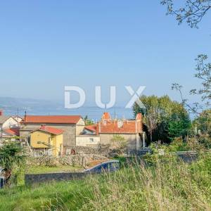 OPATIJA, POBRI – građevinsko zemljište od 1120m2 s pogledom na more, blizu Opatije