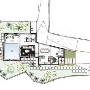 OPATIJA, POBRI- građevinsko zemljište, zgrada i villa, idejni projekt!!!