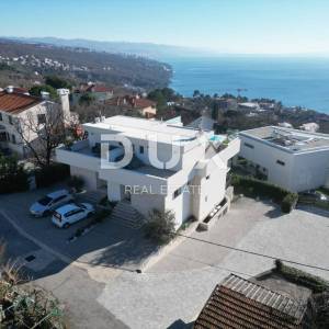 OPATIJA, POBRI - jedinstvena vila blizu Opatije s bazenom, panoramski pogled na more, novonamještena