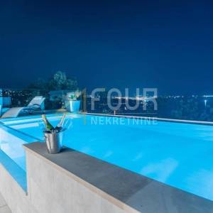 Opatija, Pobri, moderna luksuzna vila s infinity bazenom i panoramskim pogledom