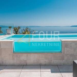 Opatija, Pobri, moderna luksuzna vila s infinity bazenom i panoramskim pogledom