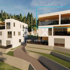 OPATIJA, POBRI – penthouse u gotovoj novogradnji 4 minute od Opatije s panoramskim pogledom na more