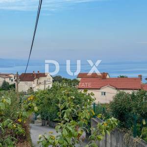 OPATIJA, POBRI - prizemlje od 120 m2 za adaptaciju, pogled na more i veliki vrt