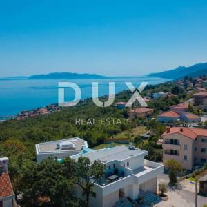 OPATiJA, POBRI- villa 500m2 s panoramskim pogledom na more i bazenom na krovu + okoliš 800m2