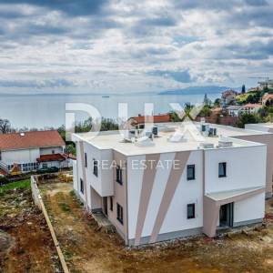 OPATIJA, POBRI - Villa u nizu 179m2 s pogledom na more + uređena okućnica 250m2