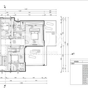 OPATIJA, POBRI - započeta gradnja 100m2 S GRAĐEVNOM DOZVOLOM!!! + okućnica 1200m2