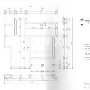 OPATIJA, POBRI - započeta gradnja 100m2 S GRAĐEVNOM DOZVOLOM!!! + okućnica 1200m2