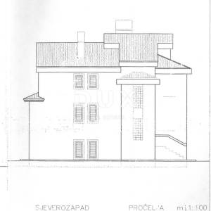 OPATIJA, POBRI - započeta gradnja 100m2 S GRAĐEVNOM DOZVOLOM!!! + okućnica 1200m2