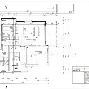 OPATIJA, POBRI - započeta gradnja 100m2 S GRAĐEVNOM DOZVOLOM!!! + okućnica 1200m2