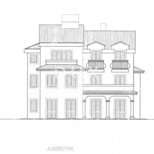 OPATIJA, POBRI - započeta gradnja 100m2 S GRAĐEVNOM DOZVOLOM!!! + okućnica 1200m2
