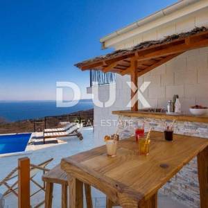 OPATIJA, POLJANE - Vila s bazenom, terasom i panoramskim pogledom na more